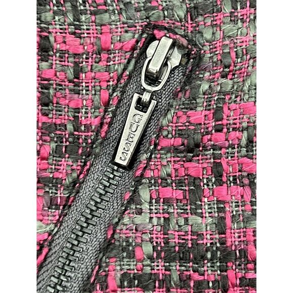 Guess Tweed Lined Mini Skirt Pink 29" Vintage 2000's Y2K Clueless - Picture 2 of 9